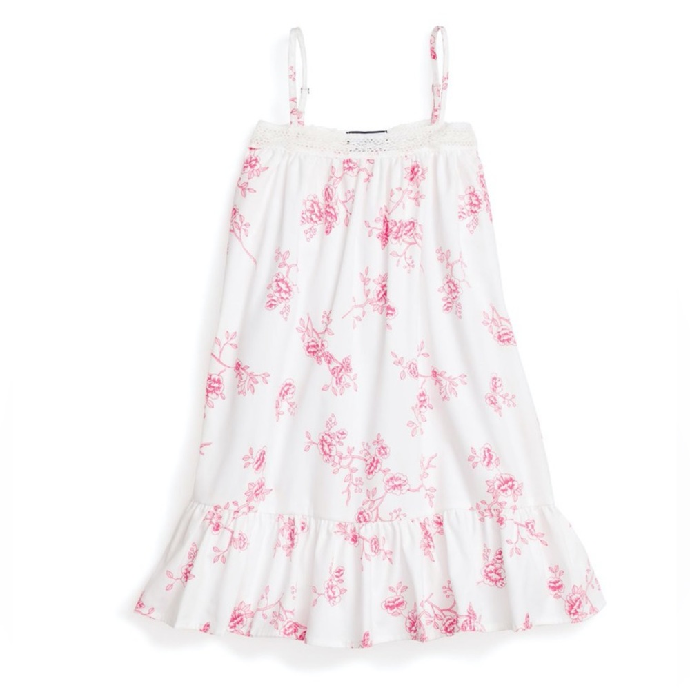 NWT Petite Plume pink floral nightgown